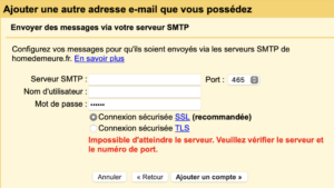 configuration compte mail dans gmail etape 9