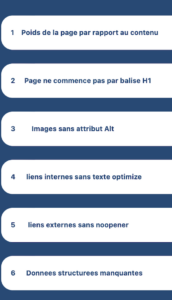 recommandations seo outil seo mdr services
